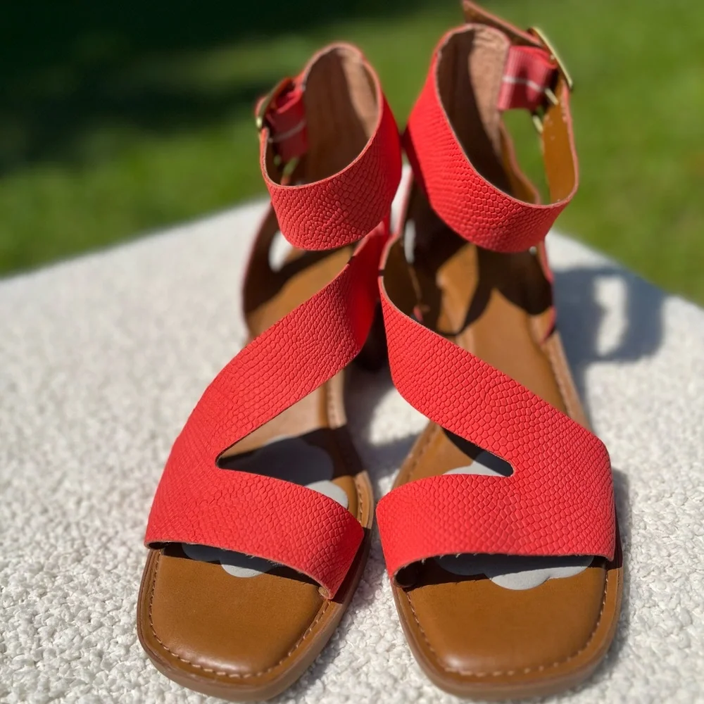 Franco Sarto Lorelia Block Heel Sandals - Picture 1 of 4